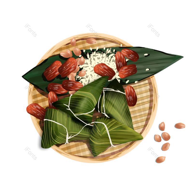 传统美食图片,端午节元素,食材PNG,粽子免抠素材